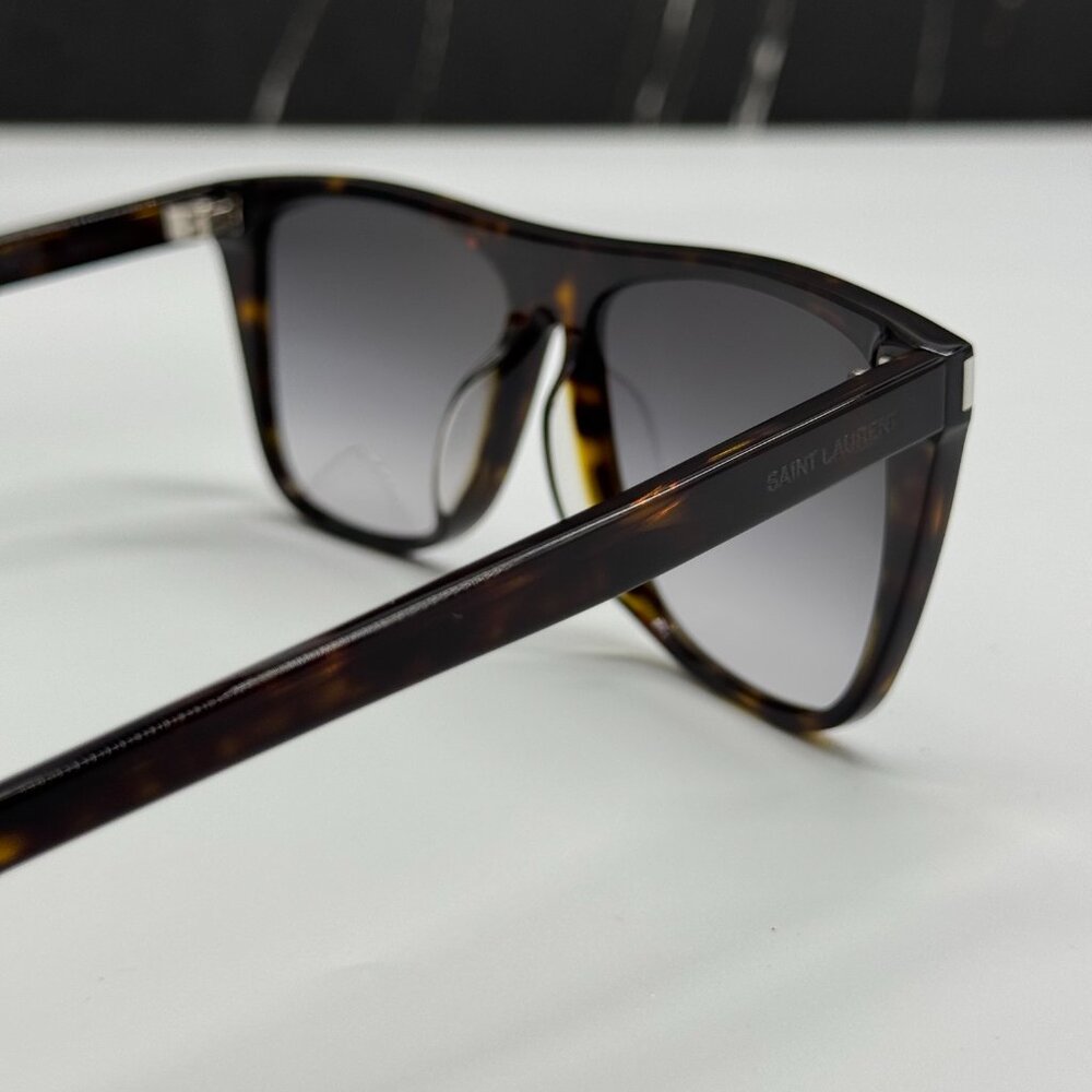 NEW SAINT LAURENT SL1F 003 SUNGLASSES UNISEX SQUARE HAVANA EYEWEAR SL 1F 003 - Picture 7 of 10